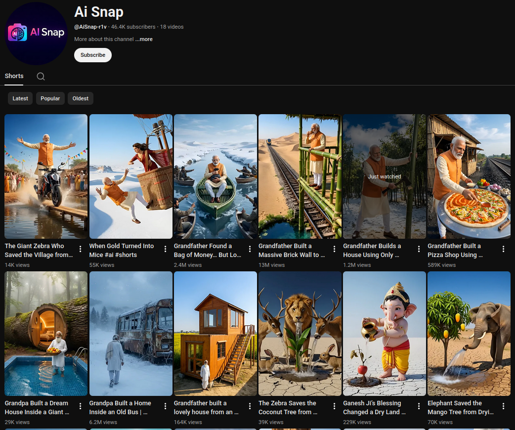 The "Bizarre AI Story" Niche