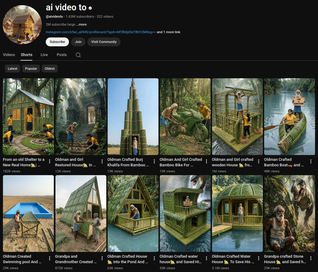 The "Satisfying Jungle Craft" Niche